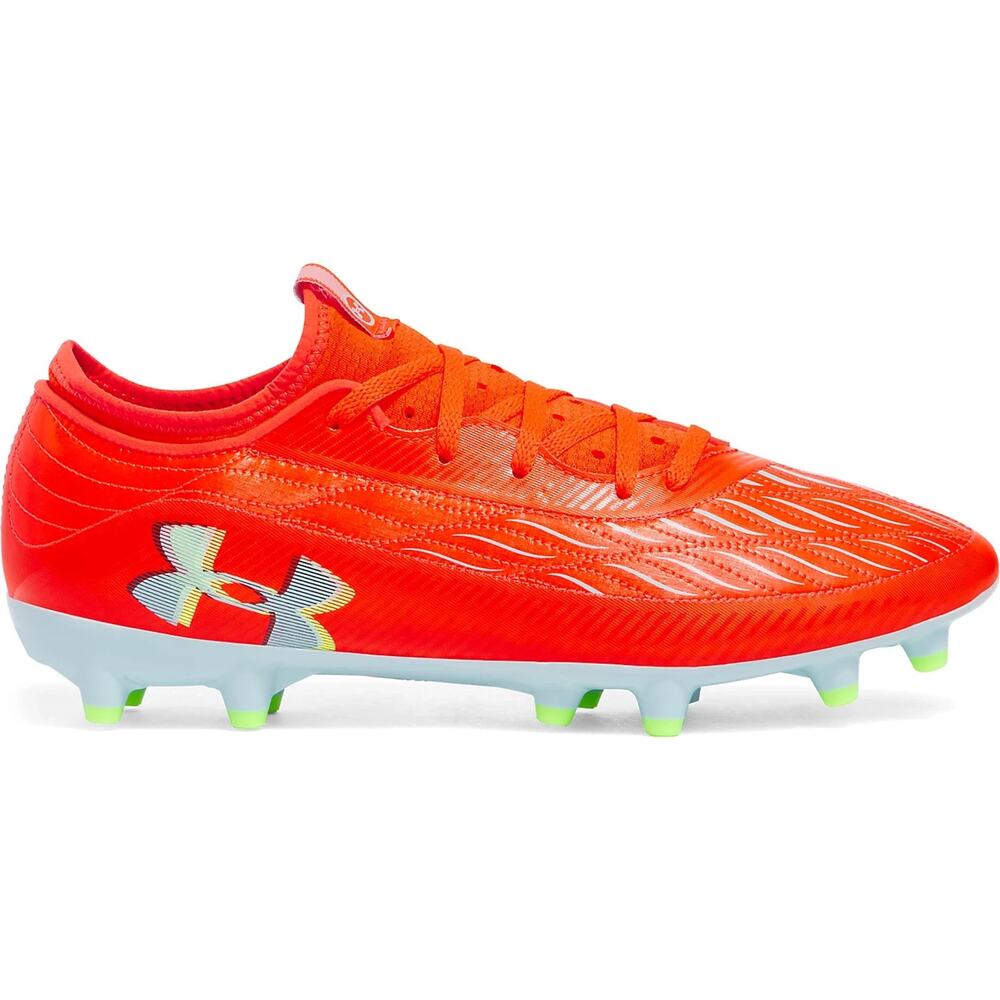 Under Armour Magnetico Elite 4 FG Mens Soccer Cleats Size 10.5 Orange/Yellow New